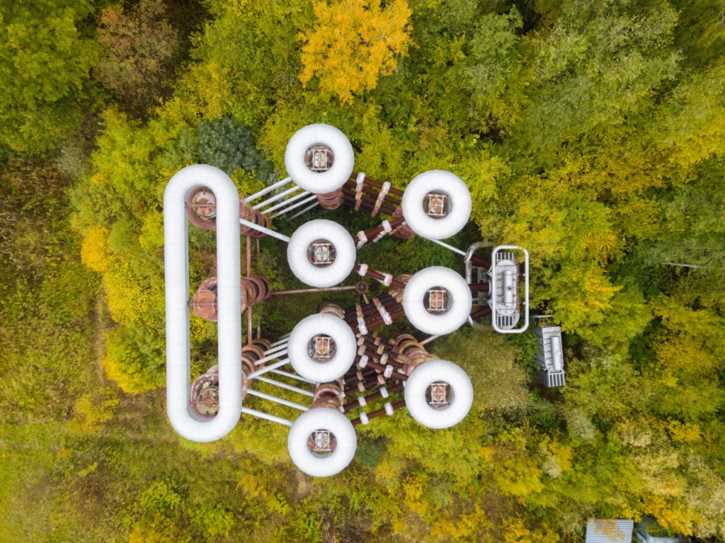 Landmark drone video